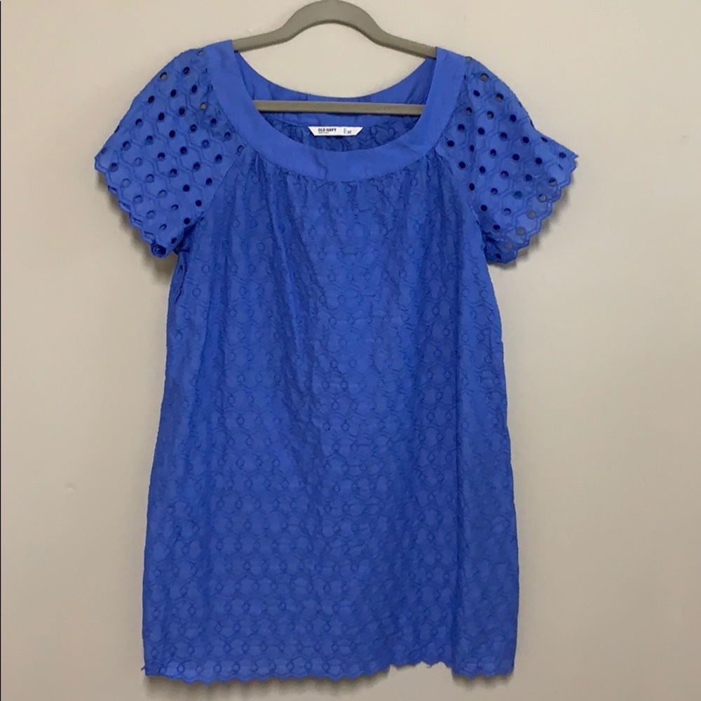 Old Navy Periwinkle Blue Sheath Dress. Medium - Picture 1 of 6